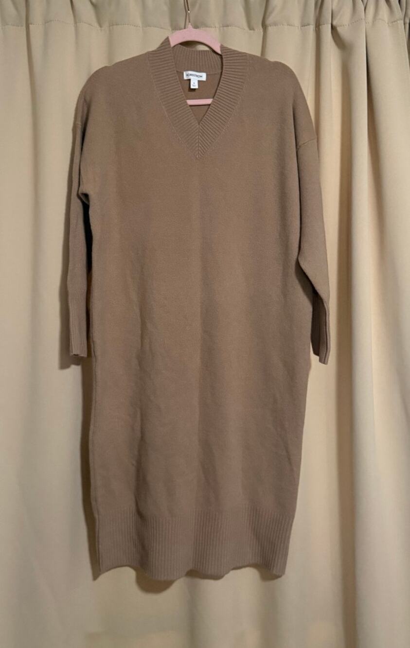 Nordstrom Wool Blend Oversized Sweater Dress Size small